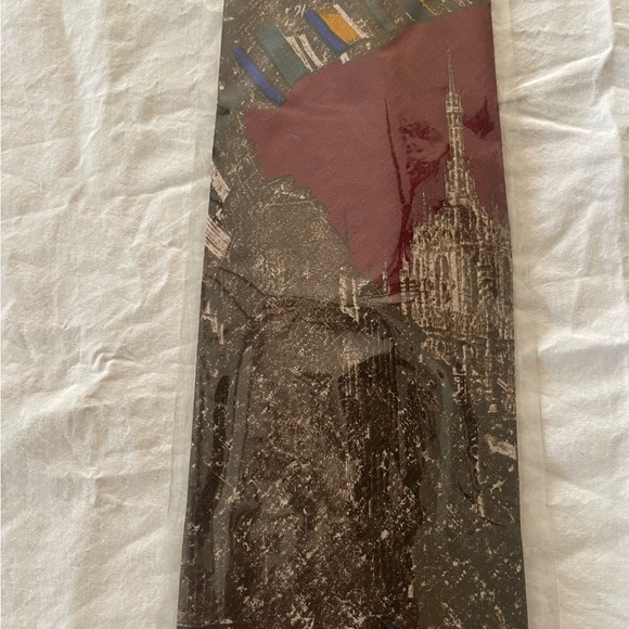 2-New 1980’s Vintage Claude Montana Italian Print 100% Silk Ties Made in Italy - Picture 7 of 7